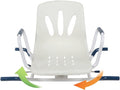 Rotating Shower Stool Seat with Arms and Back Support N8982