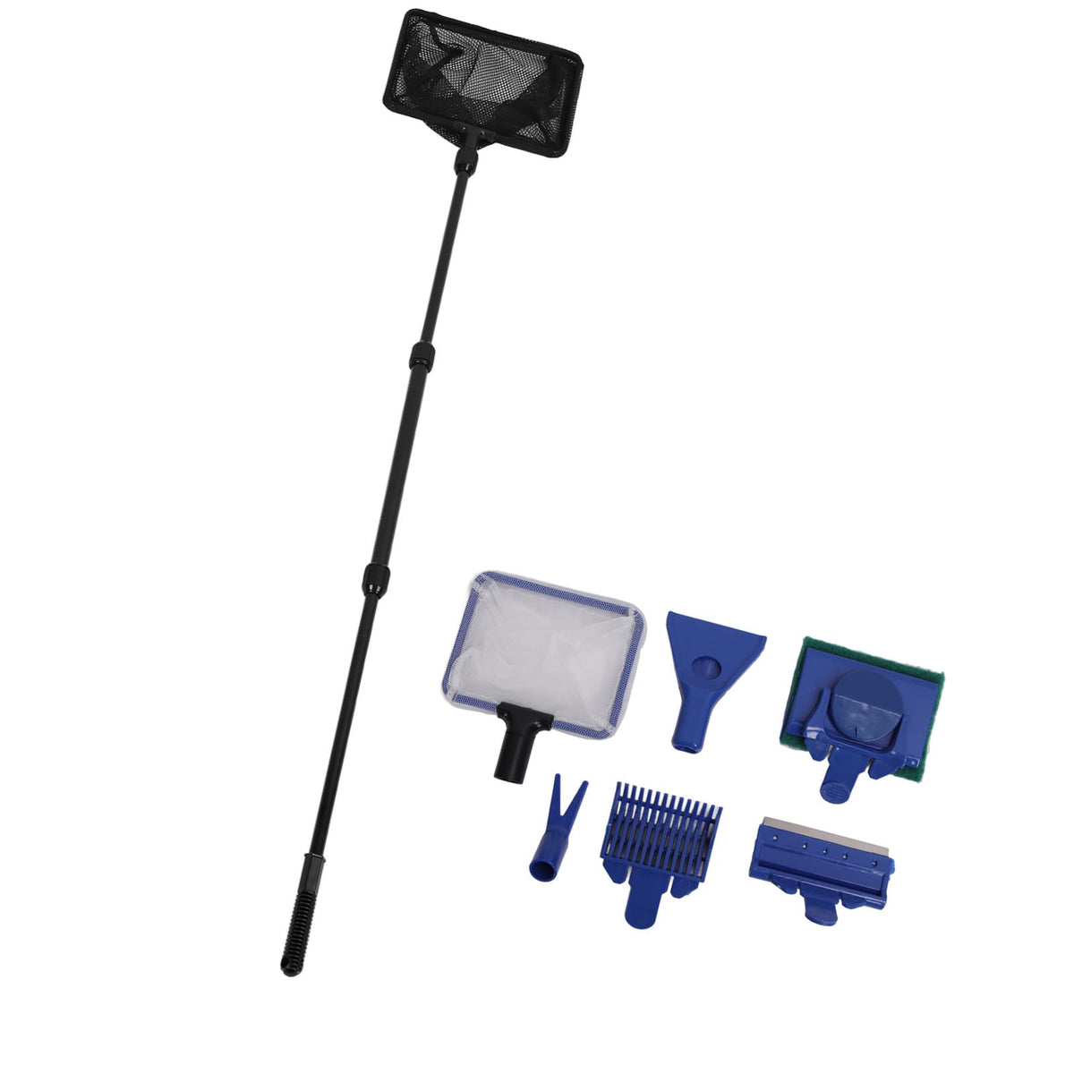 5 in 1 Telescopic Aquarium Cleaning Tool Kit Q7021