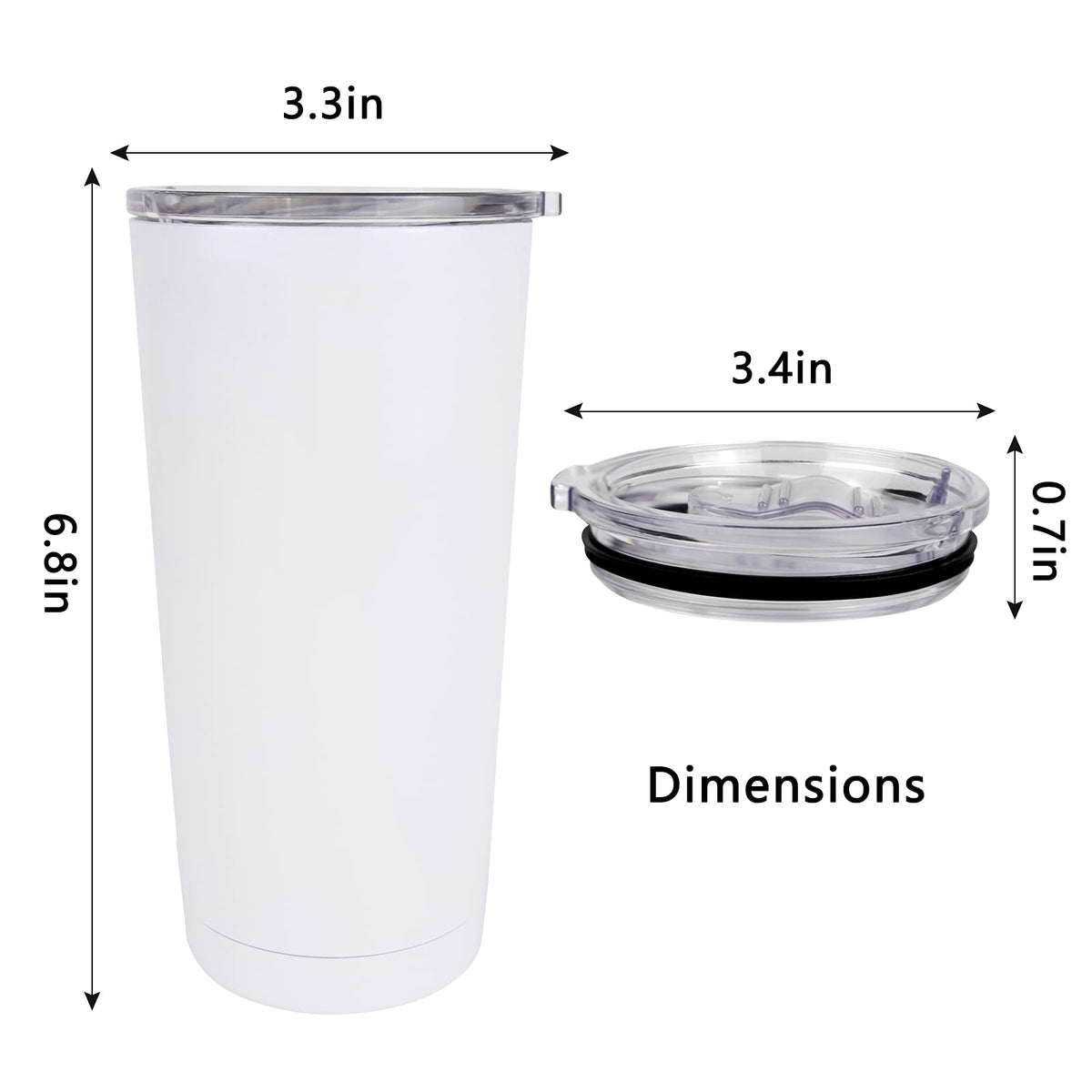 20oz Stainless Steel Tumbler with Lid Q137152