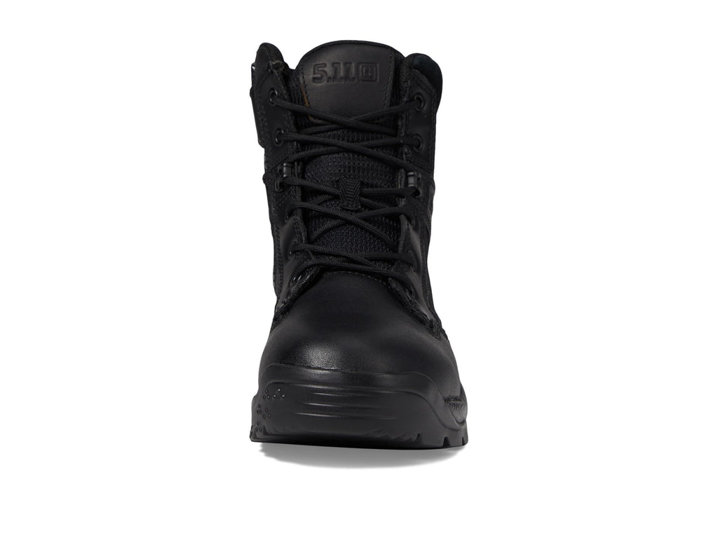Black 6-Inch Side-Zip Work Boots Z598202