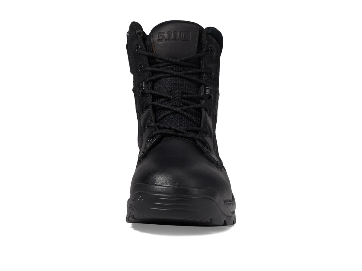 Black 6-Inch Side-Zip Work Boots Z598202