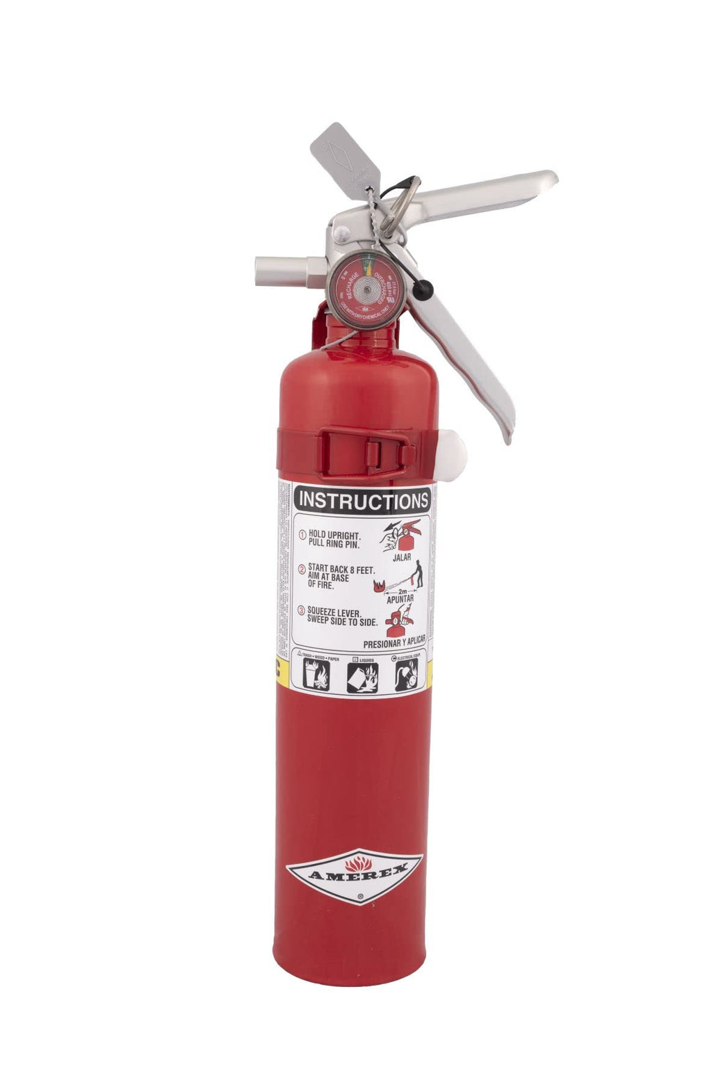 2.5 Pound ABC Dry Chemical Fire Extinguisher with Wall Bracket R3268