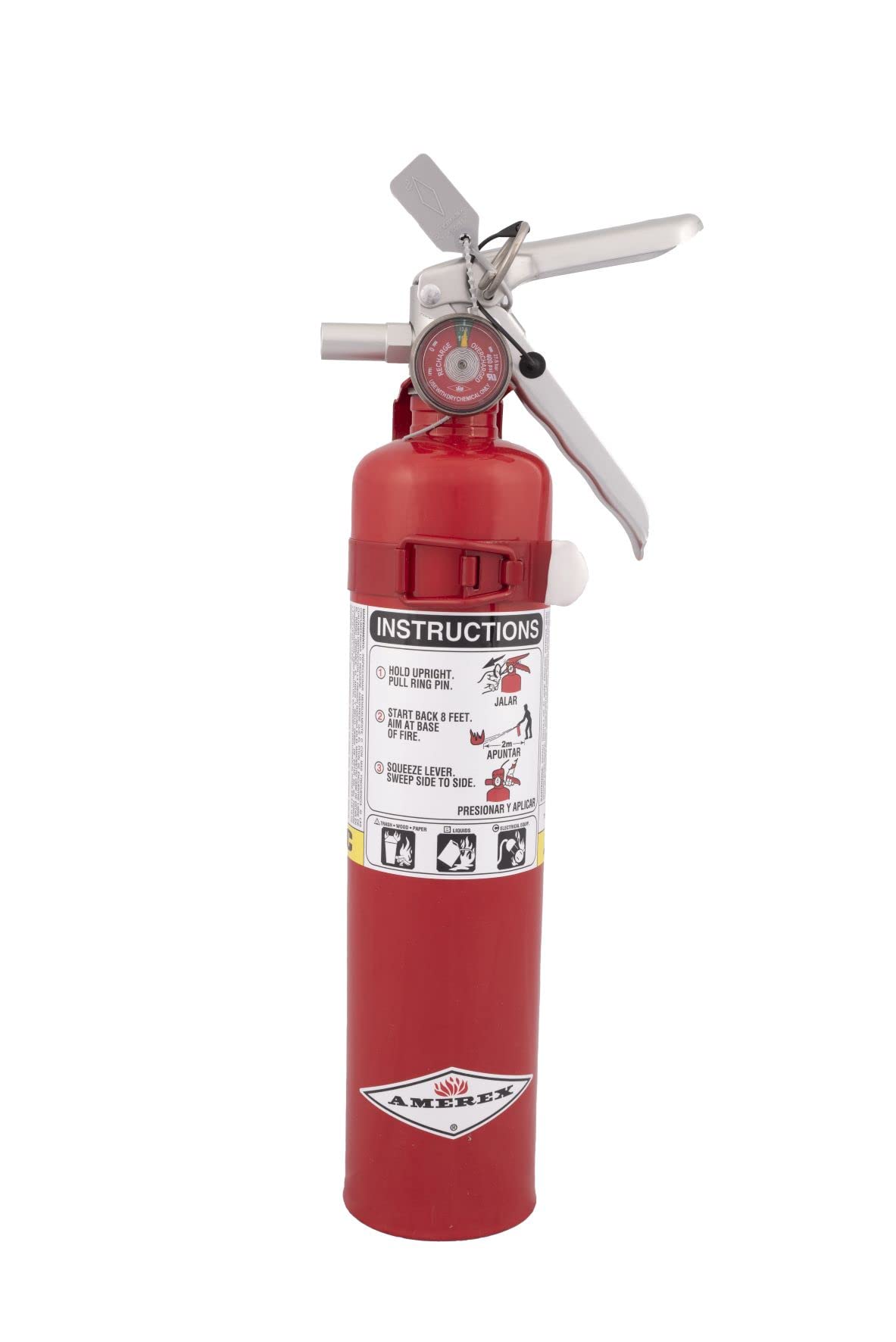2.5 Pound ABC Dry Chemical Fire Extinguisher with Wall Bracket R3268