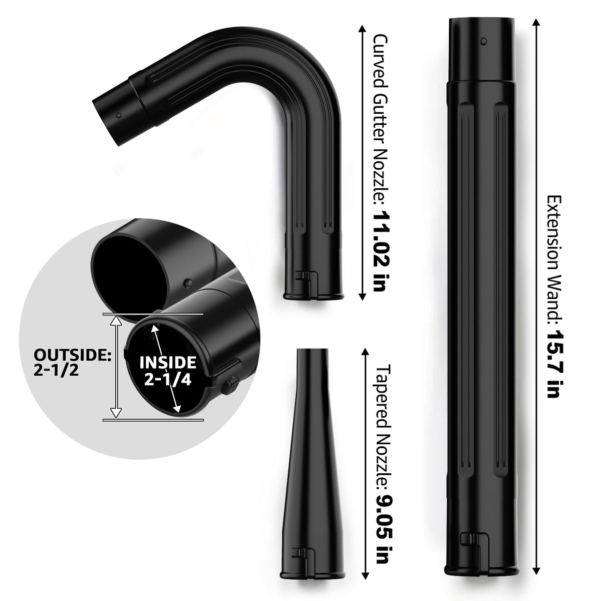 2-1/2 in. Gutter Cleaning Attachment Kit D92415