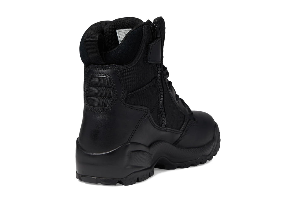 Black 6-Inch Side-Zip Work Boots Z598202