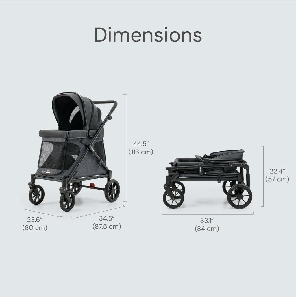 Foldable Lightweight All-Terrain Kids Wagon Stroller E2758