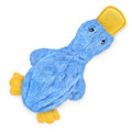 Interactive Squeaky Dog Toy Crinkle Duck Blue M431926