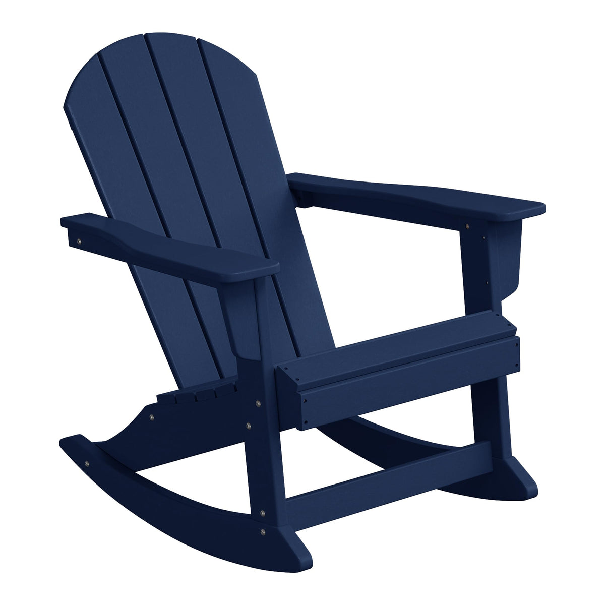 Navy Blue HDPE Outdoor Rocking Chair H936