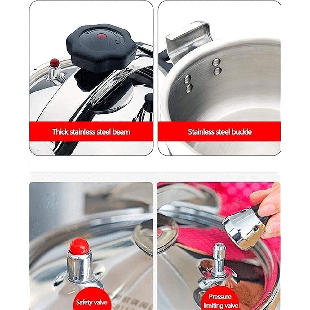 3L 304 Stainless Steel Pressure Cooker F592963