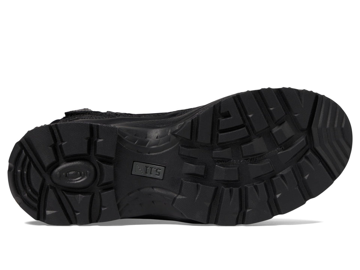 Black 6-Inch Side-Zip Work Boots Z598202