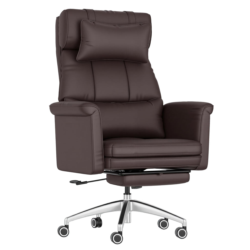 Oversized Brown Convertible Office Chair A75932