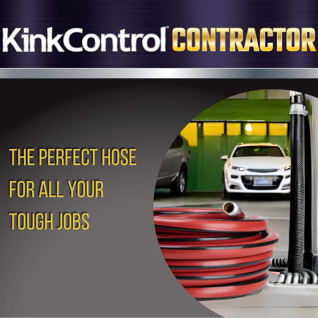 Contractor Grade Hose with Spring Coil and Crush Resistant Couplings 3/4 x 50 ft F1983