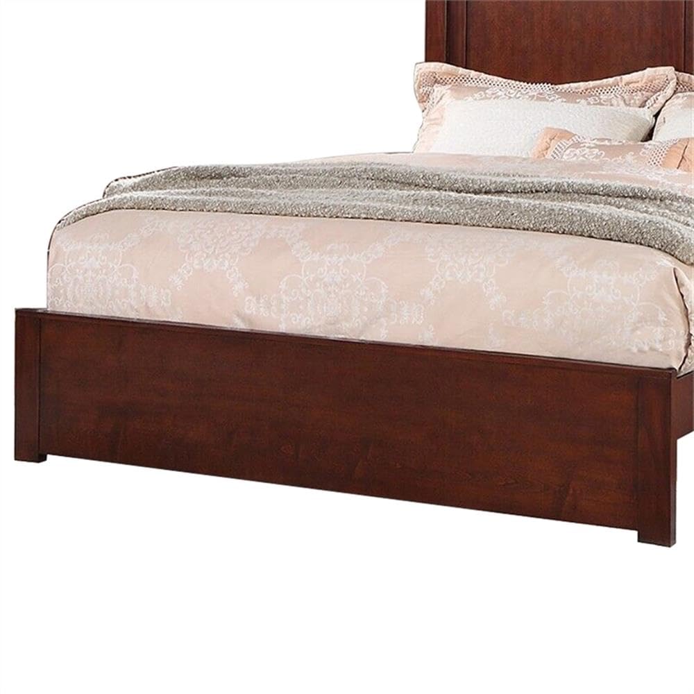 California King Solid Wood Platform Bed with Storage Drawers J894