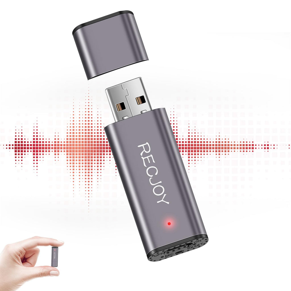 64GB USB Digital Voice Recorder with 750Hrs Storage Capacity U931705