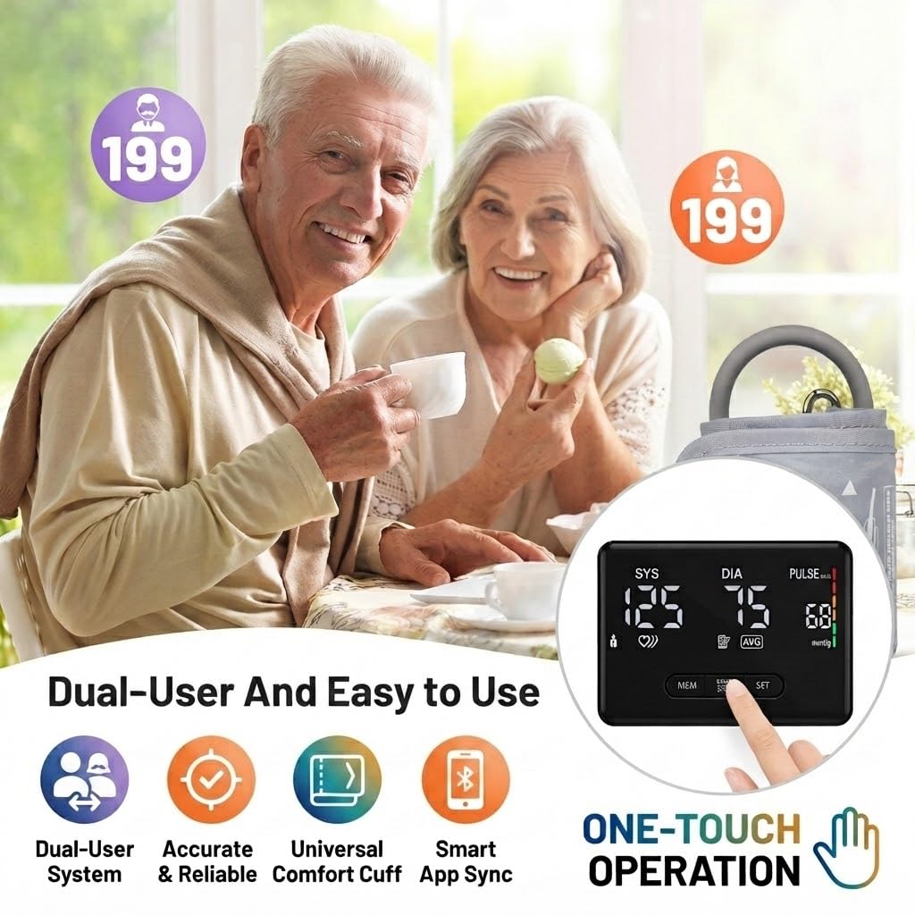 Smart Upper Arm Blood Pressure Monitor Y675