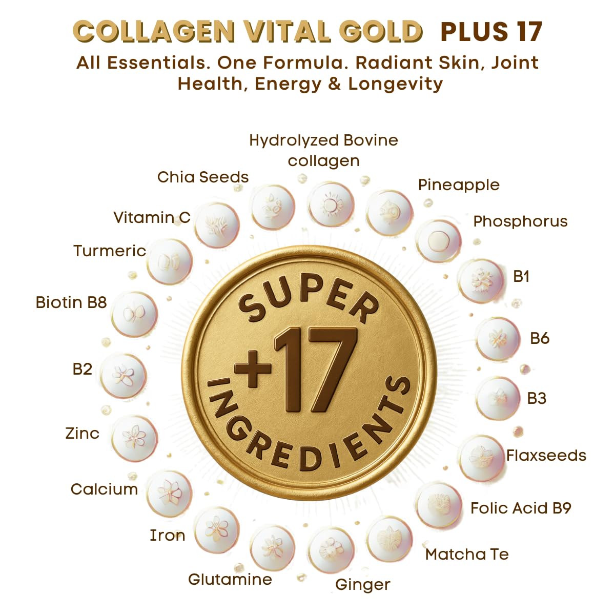 Collagen Peptides Powder Cocoa Flavor 16 oz H383