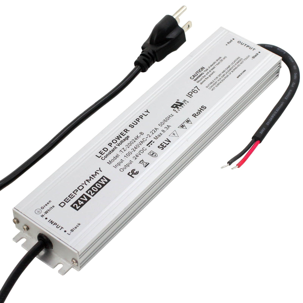 24V 200W Waterproof IP67 Power Supply P61204
