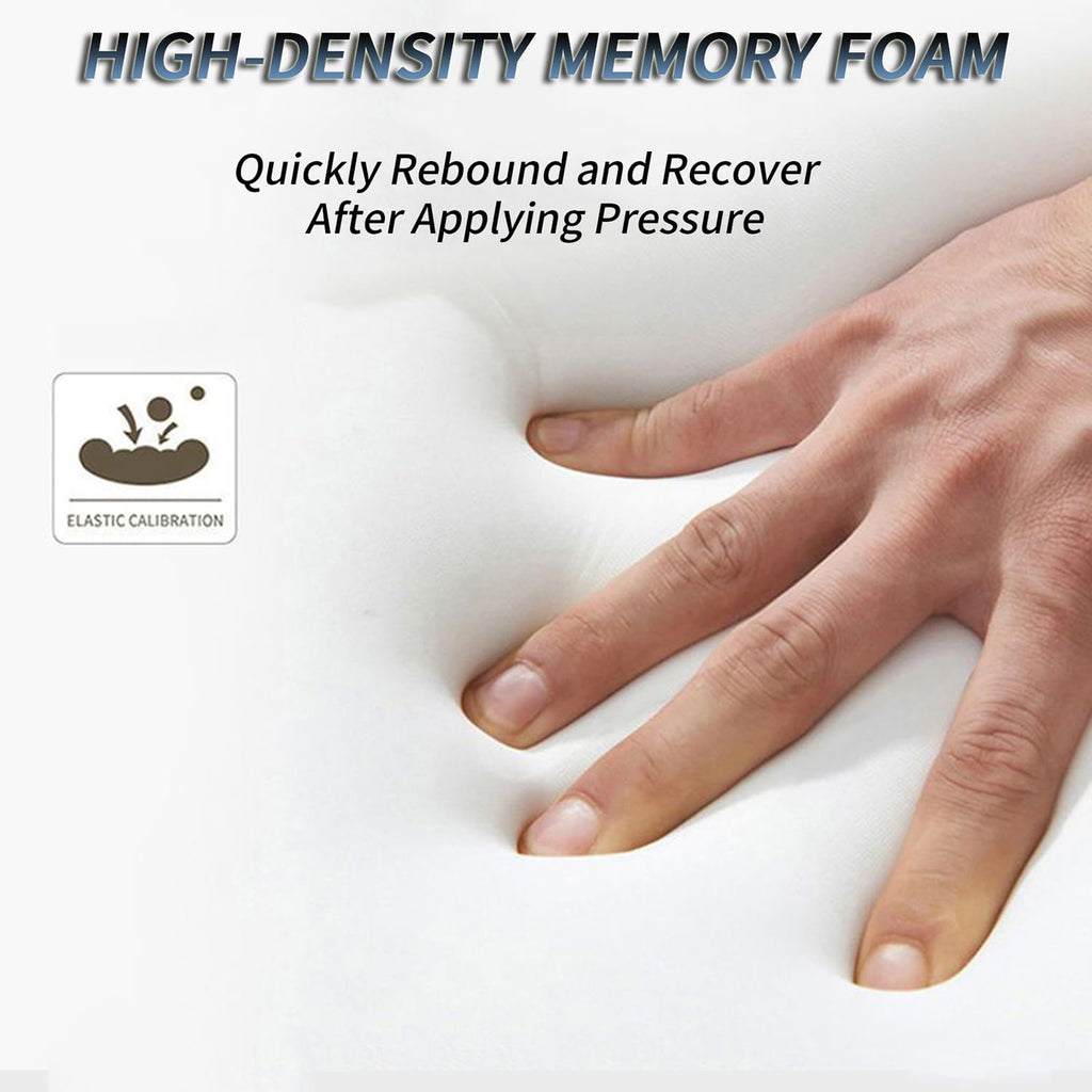 Black Memory Foam Wedge Seat Cushion G8897