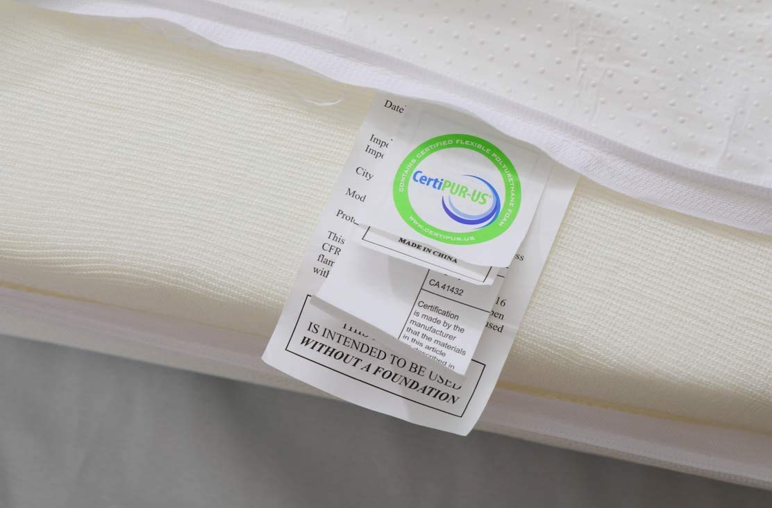 8-Inch Gel Memory Foam Tri-fold Mattress with Bamboo Cover, Queen K15018