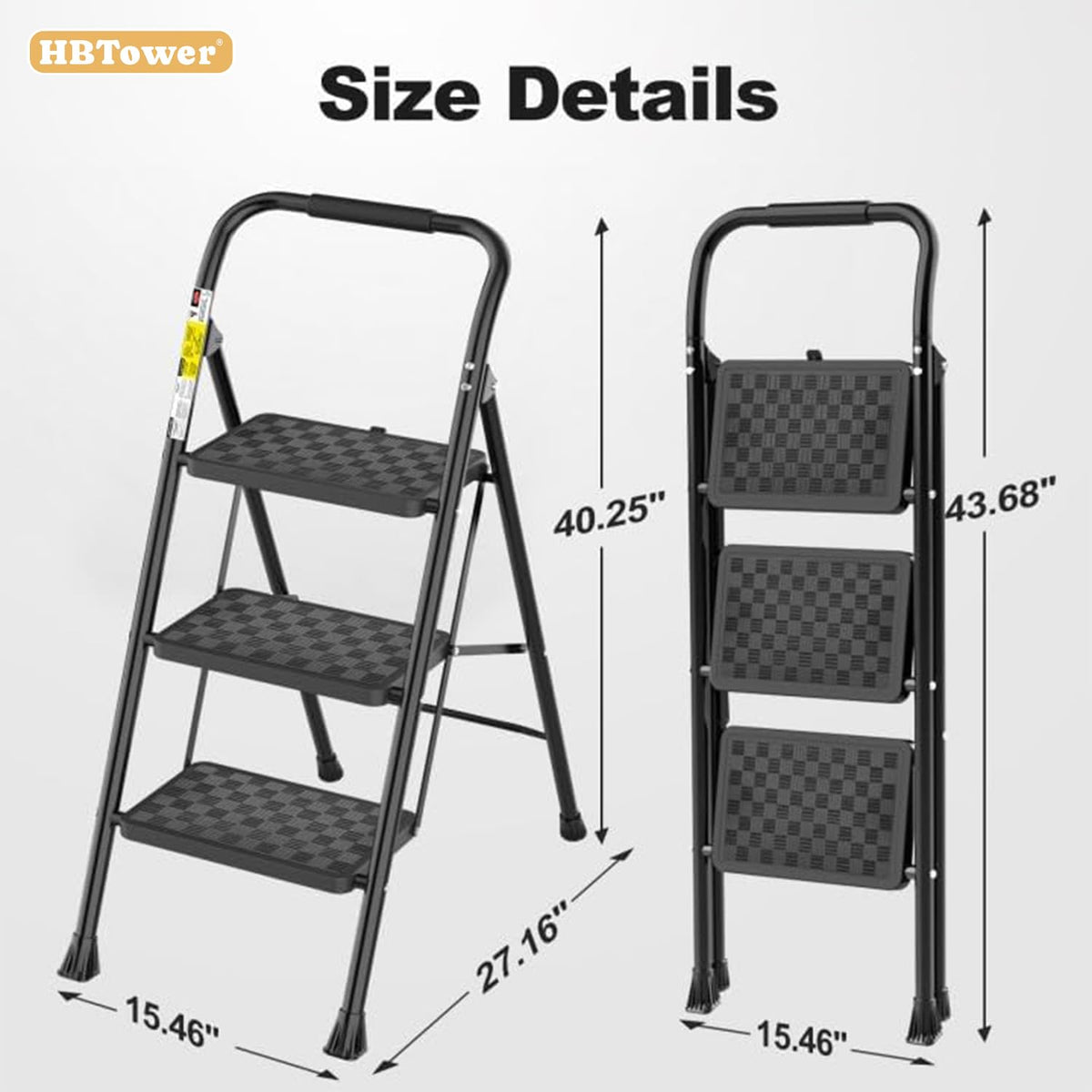3 Step Foldable Step Stool H6475