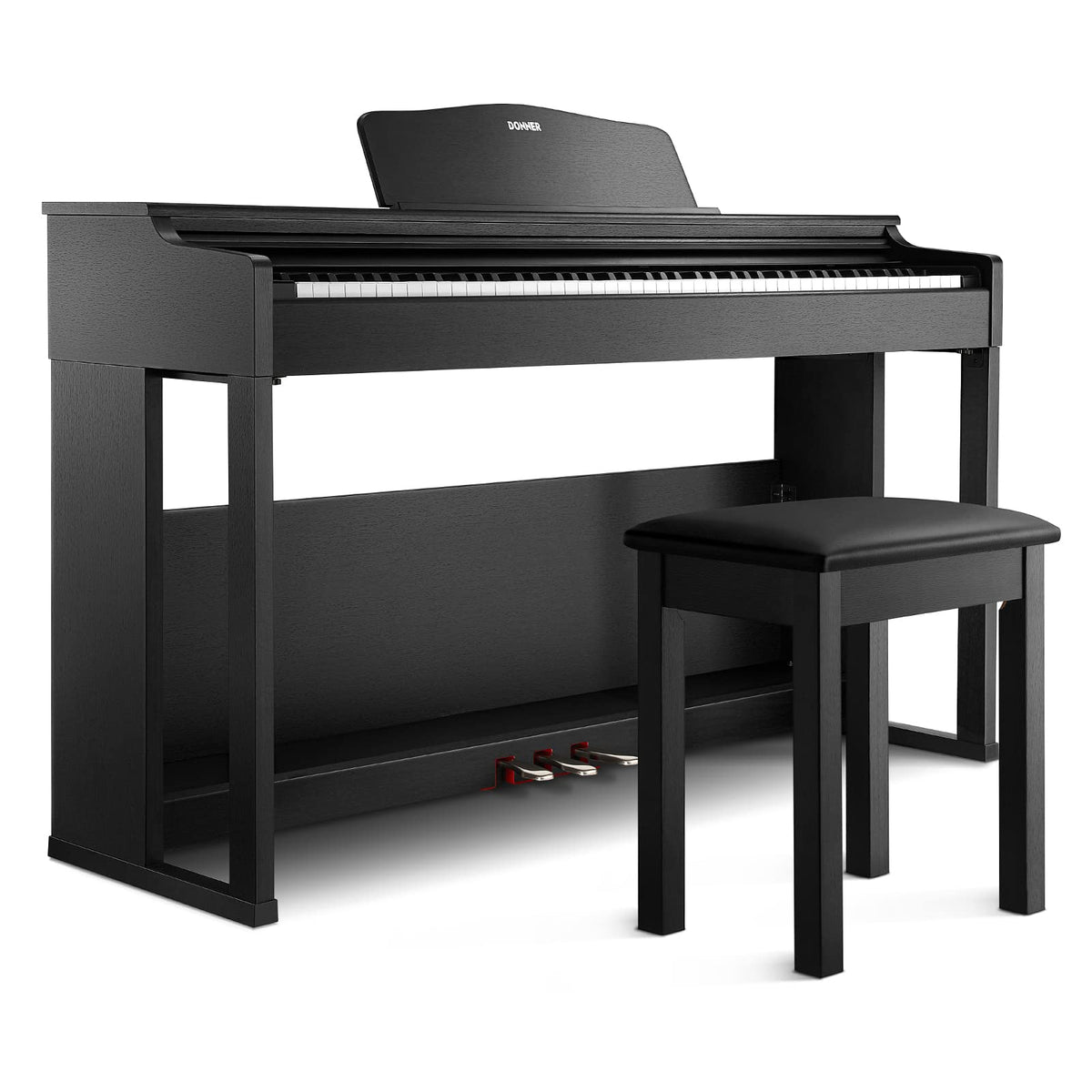 88 Key Weighted Graded Hammer-Action Digital Piano with Bench V7209