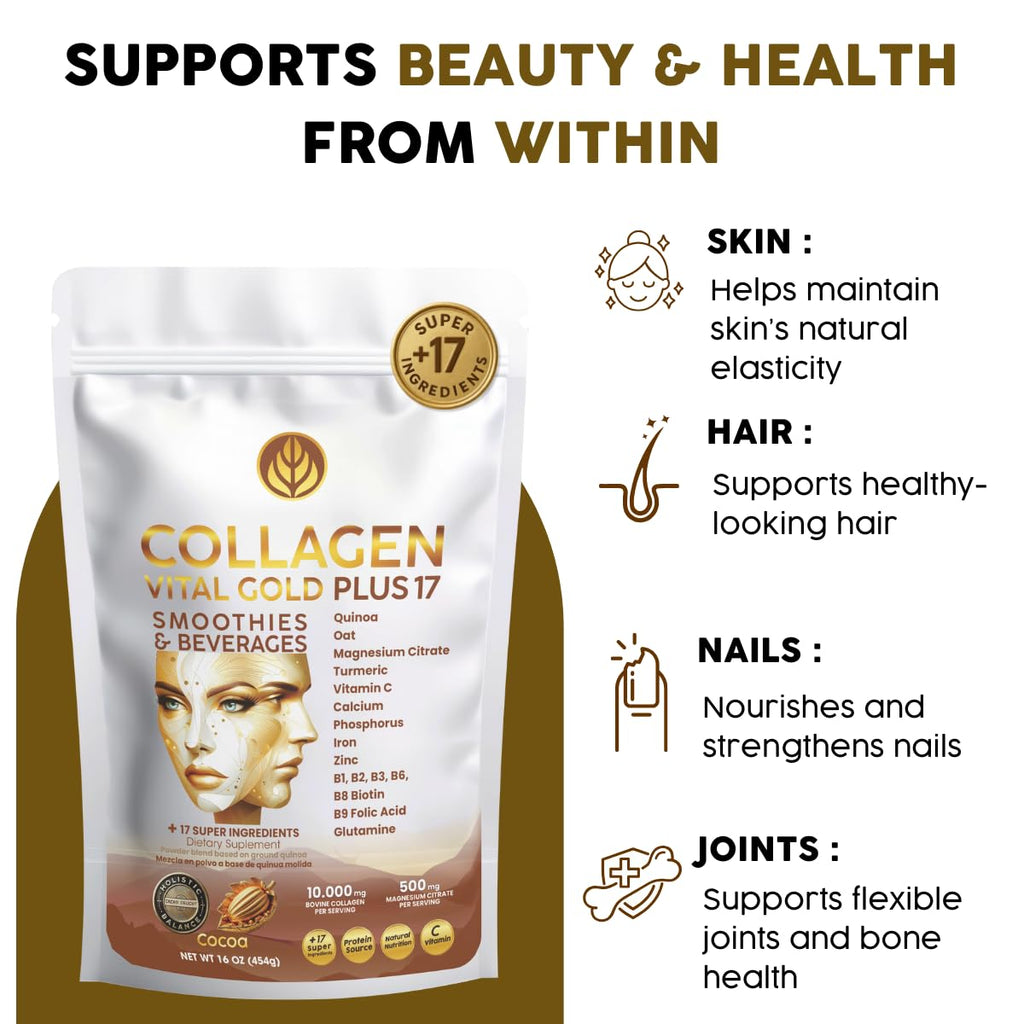 Collagen Peptides Powder Cocoa Flavor 16 oz H383