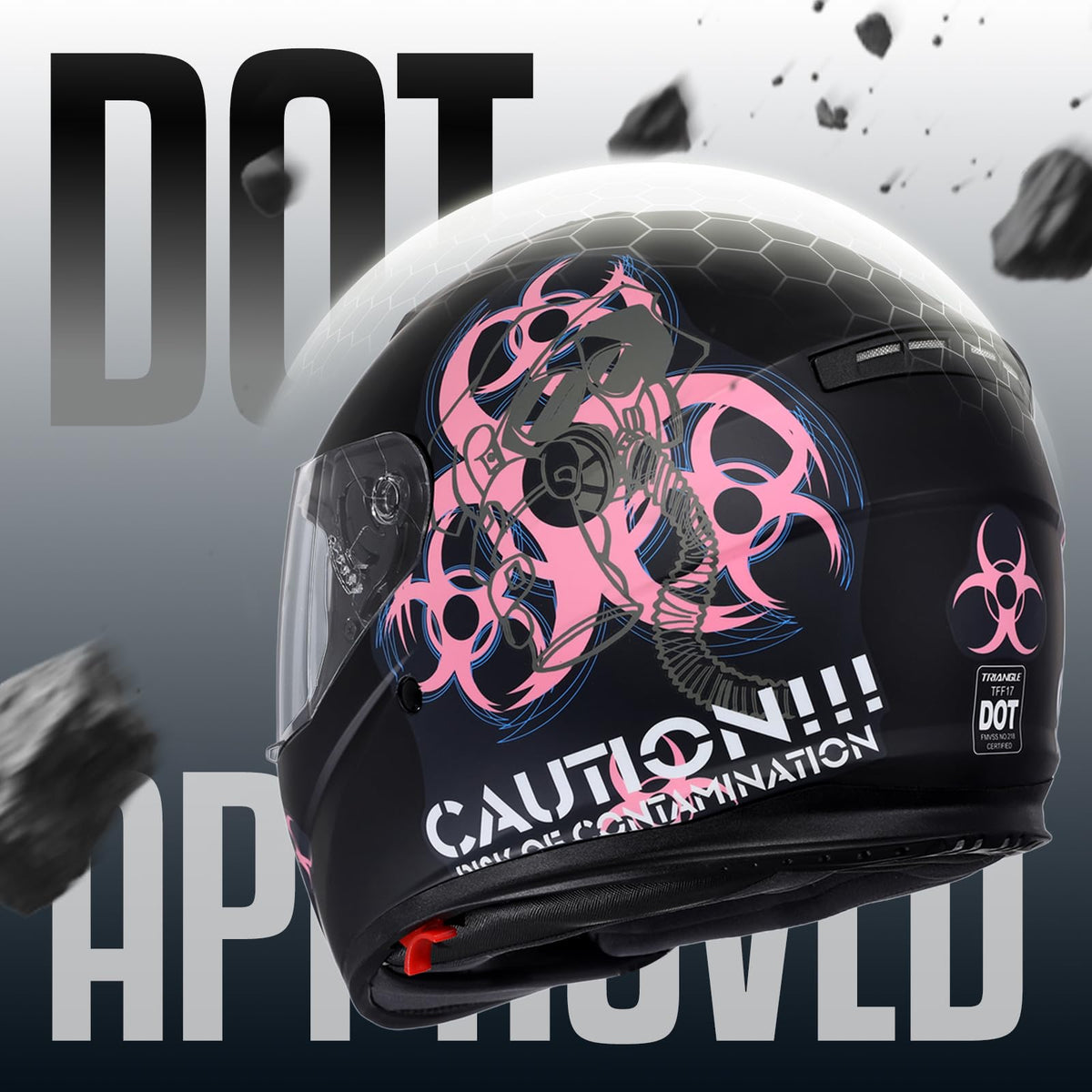 Full Face Dual Visor Motorcycle Helmet A473638