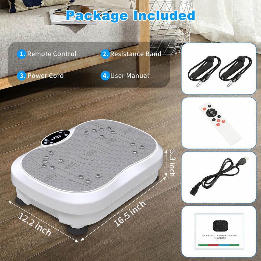 Vibration Plate Exercise Machine with 200 Levels S4693