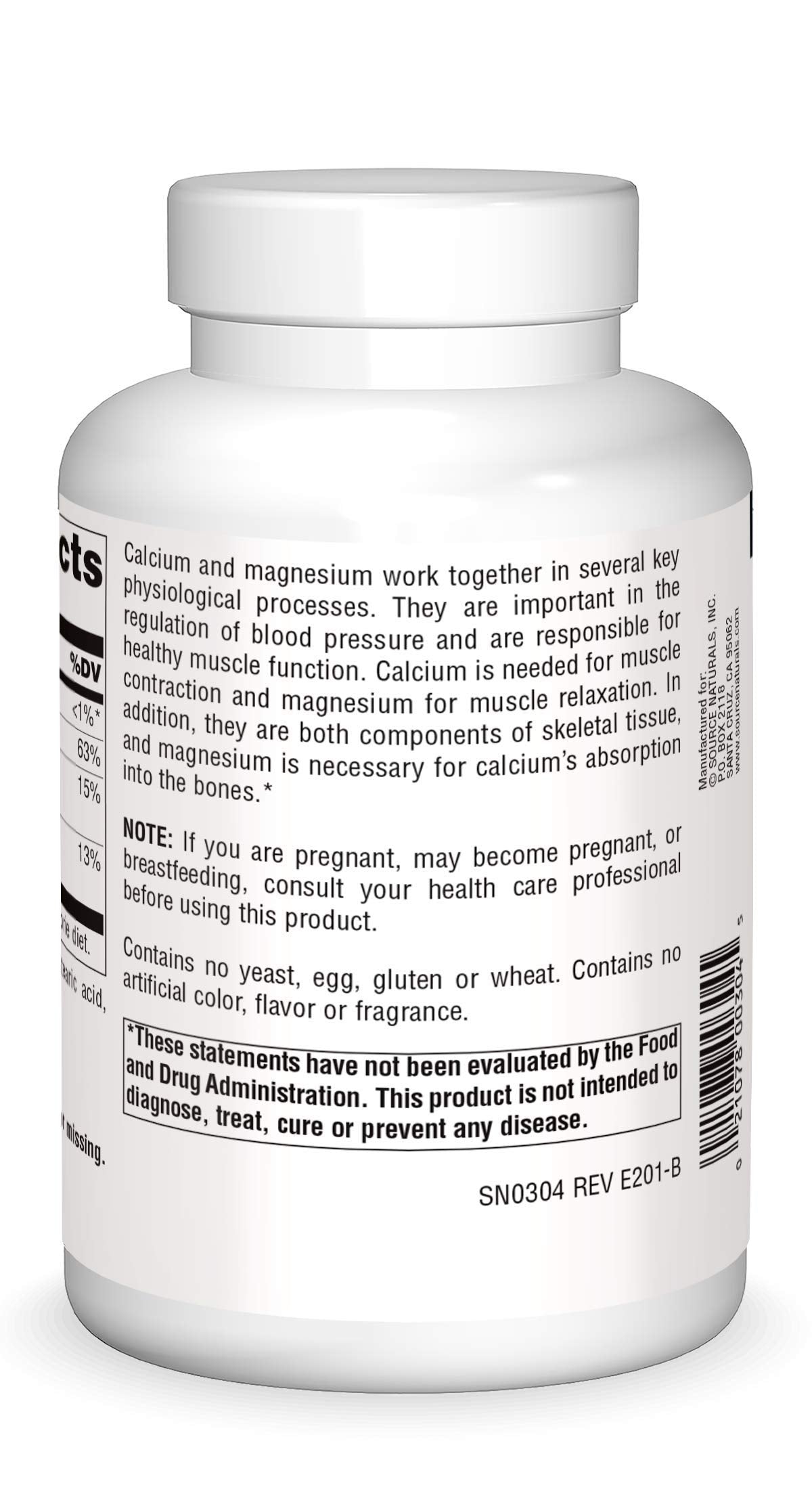 Calcium & Magnesium 300 MG 250 Tablets K878