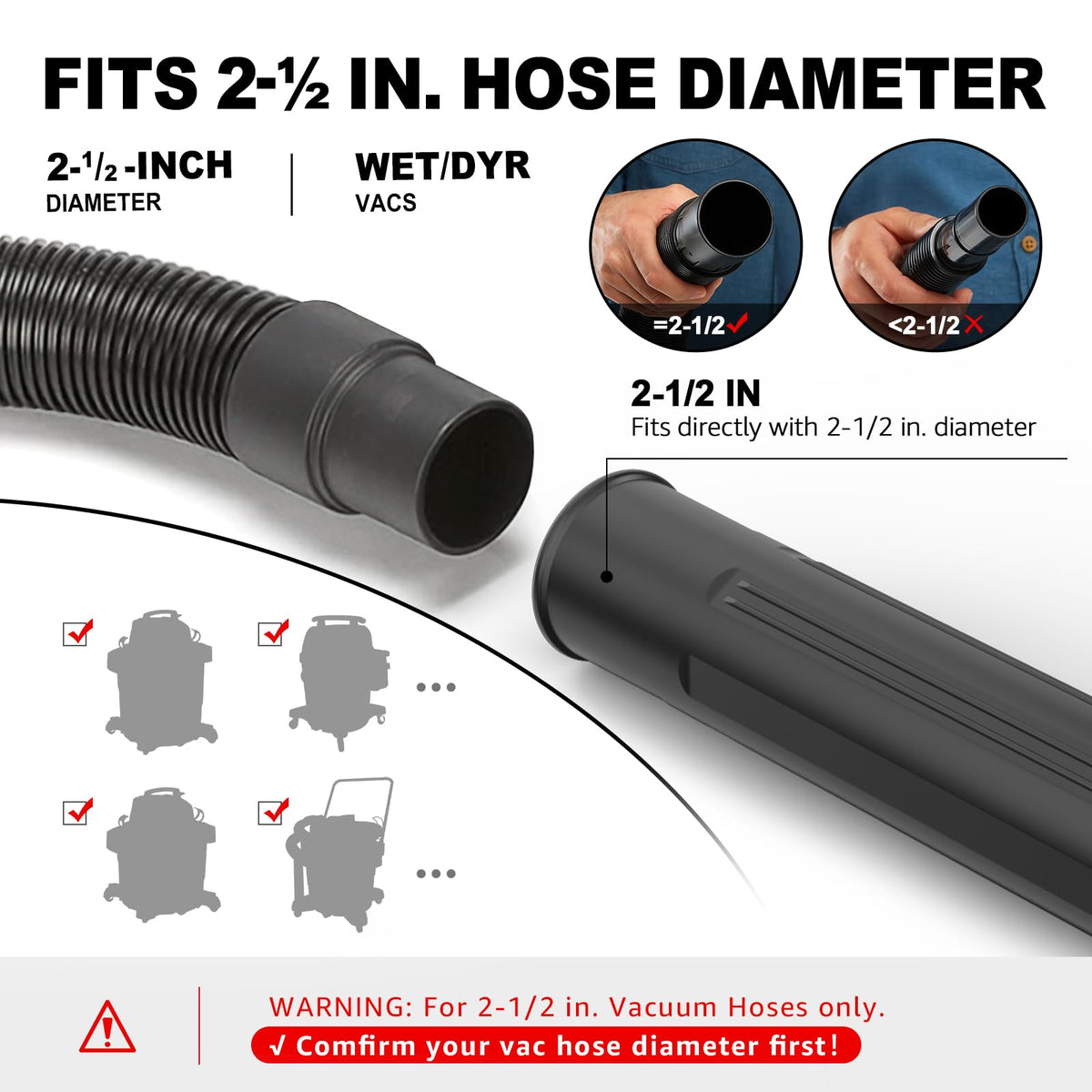 2-1/2 in. Gutter Cleaning Attachment Kit D92415