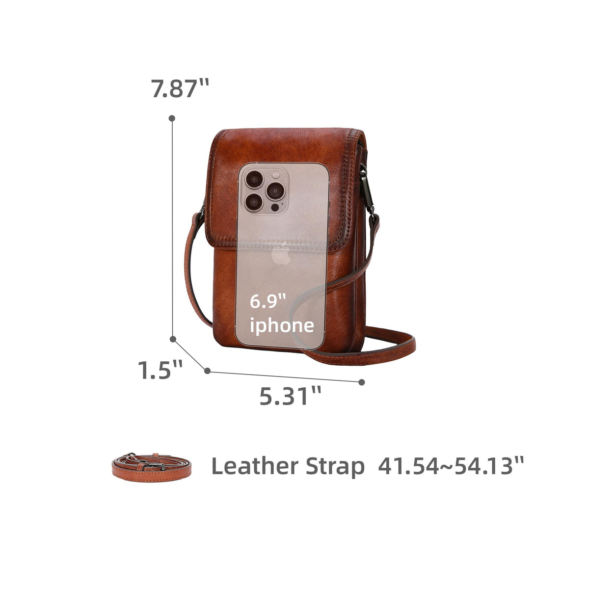 Rfid Blocking Small Crossbody Bag U6826