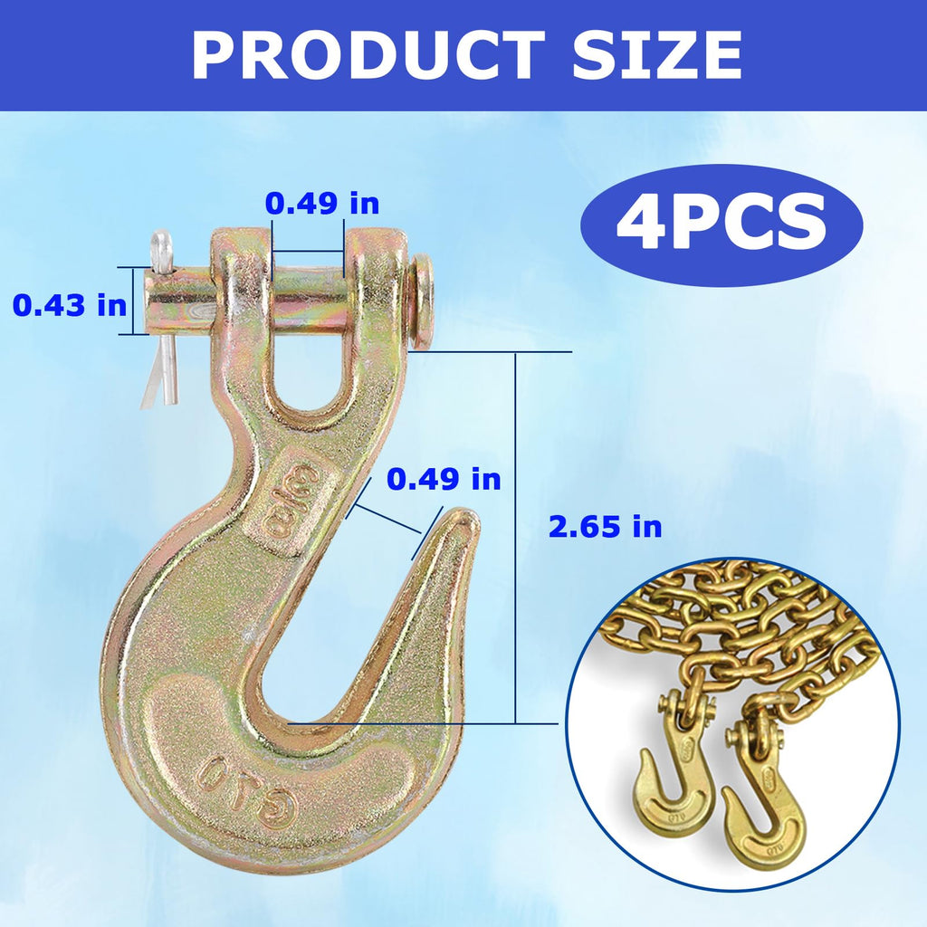 3/8" Heavy Duty Clevis Grab Hook M54211