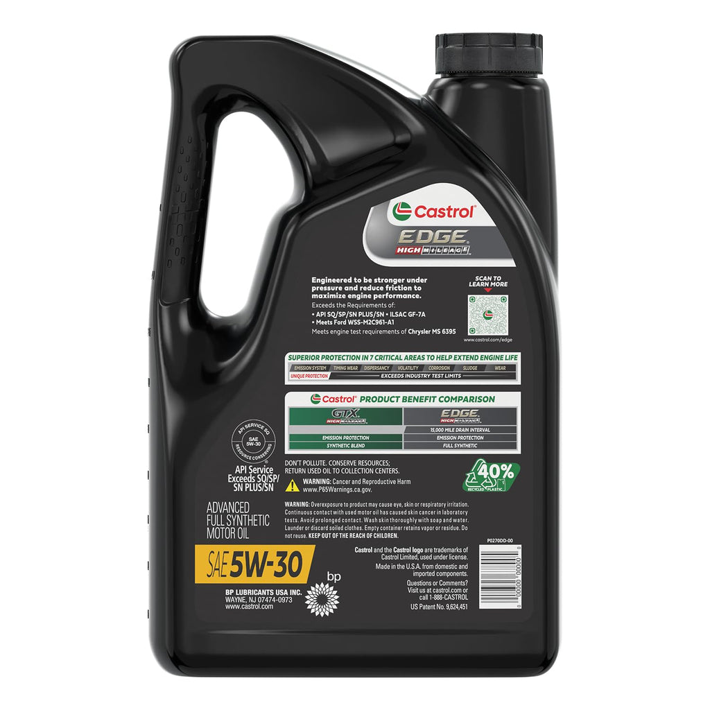 5W-30 Full Synthetic Motor Oil, 5 Quarts I740