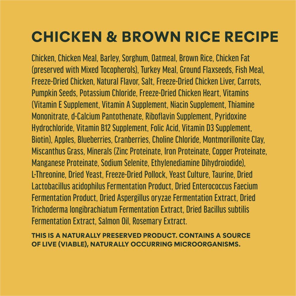 Chicken & Brown Rice Dry Dog Food 20 lb L253