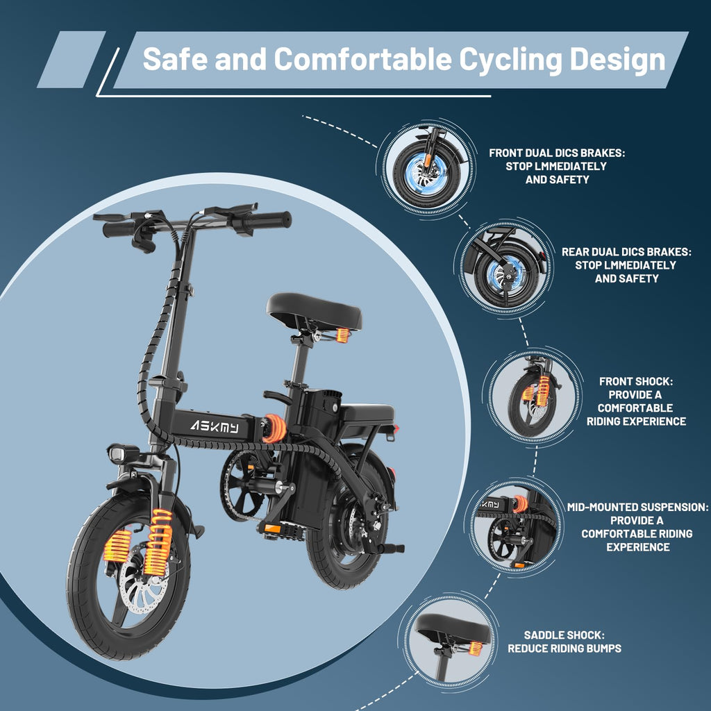 Folding Electric Bike 14" J453499