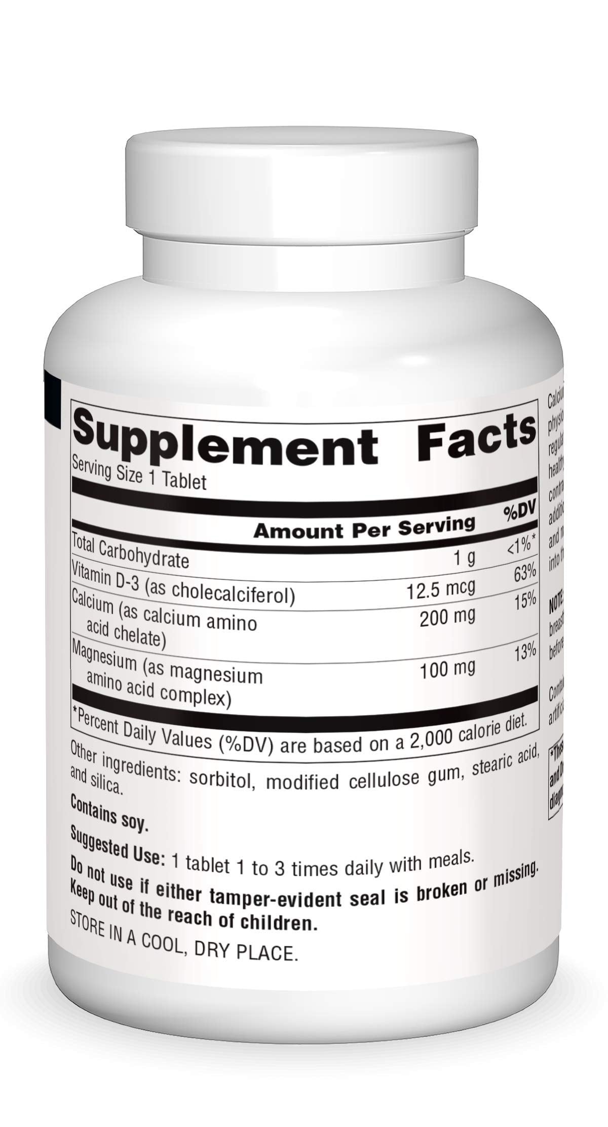 Calcium & Magnesium 300 MG 250 Tablets K878