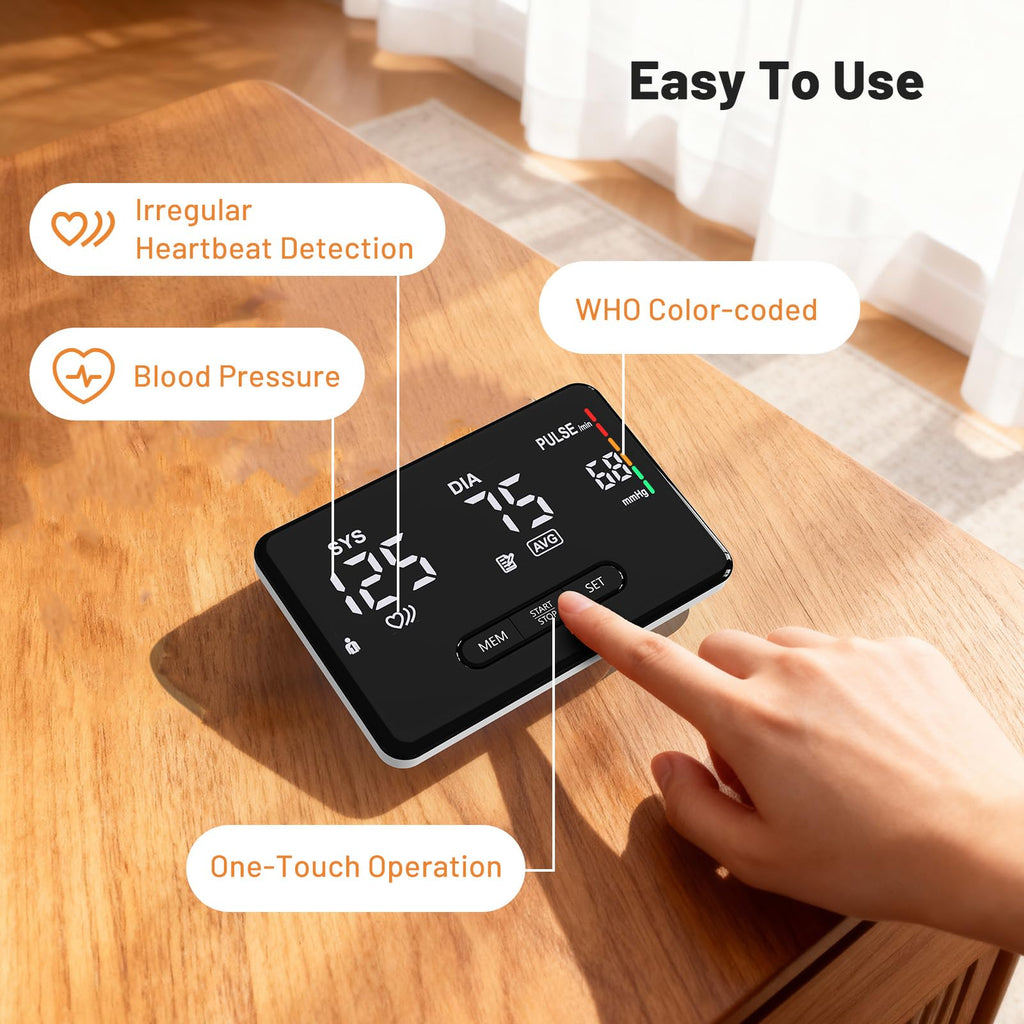 Smart Upper Arm Blood Pressure Monitor Y675