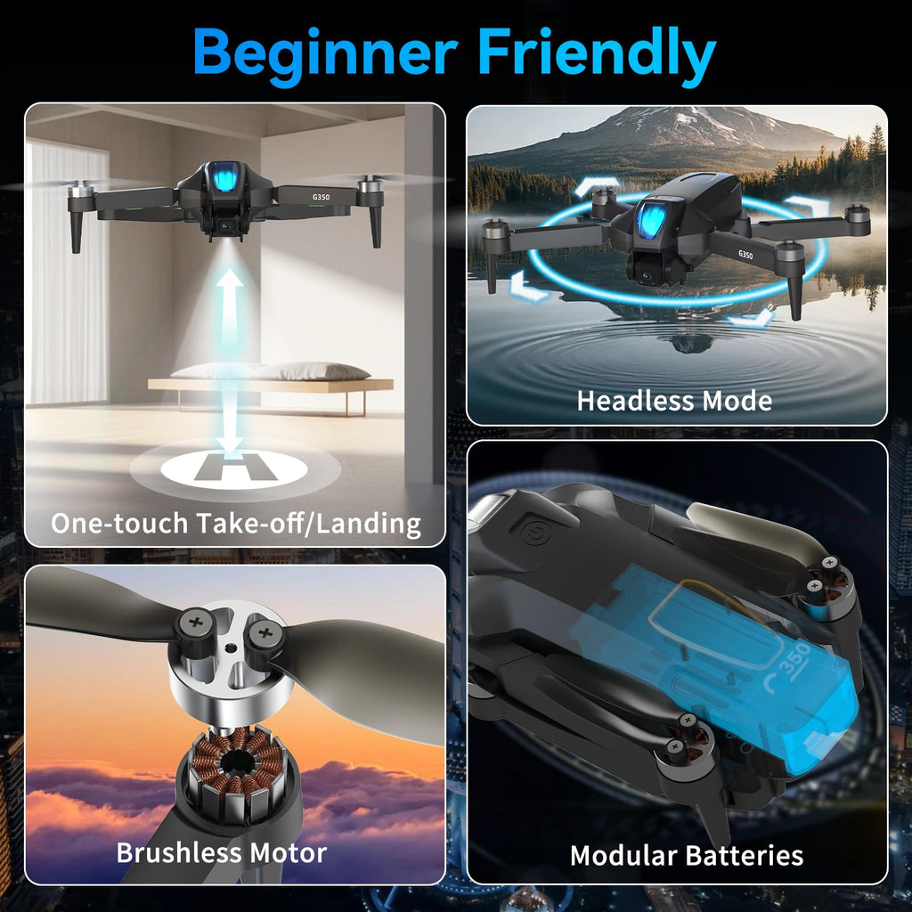 Drone with Camera 4.5" LCD Screen Foldable RC Quadcopter S431