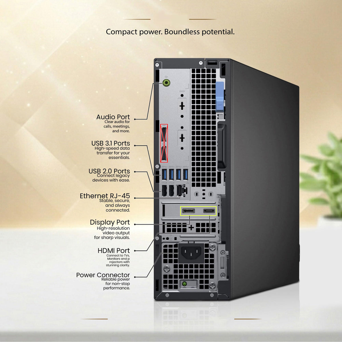 SFF Desktop Computer Intel Core i5 16GB RAM 128GB SSD 500GB HDD GT 1030 Gaming PC A28741
