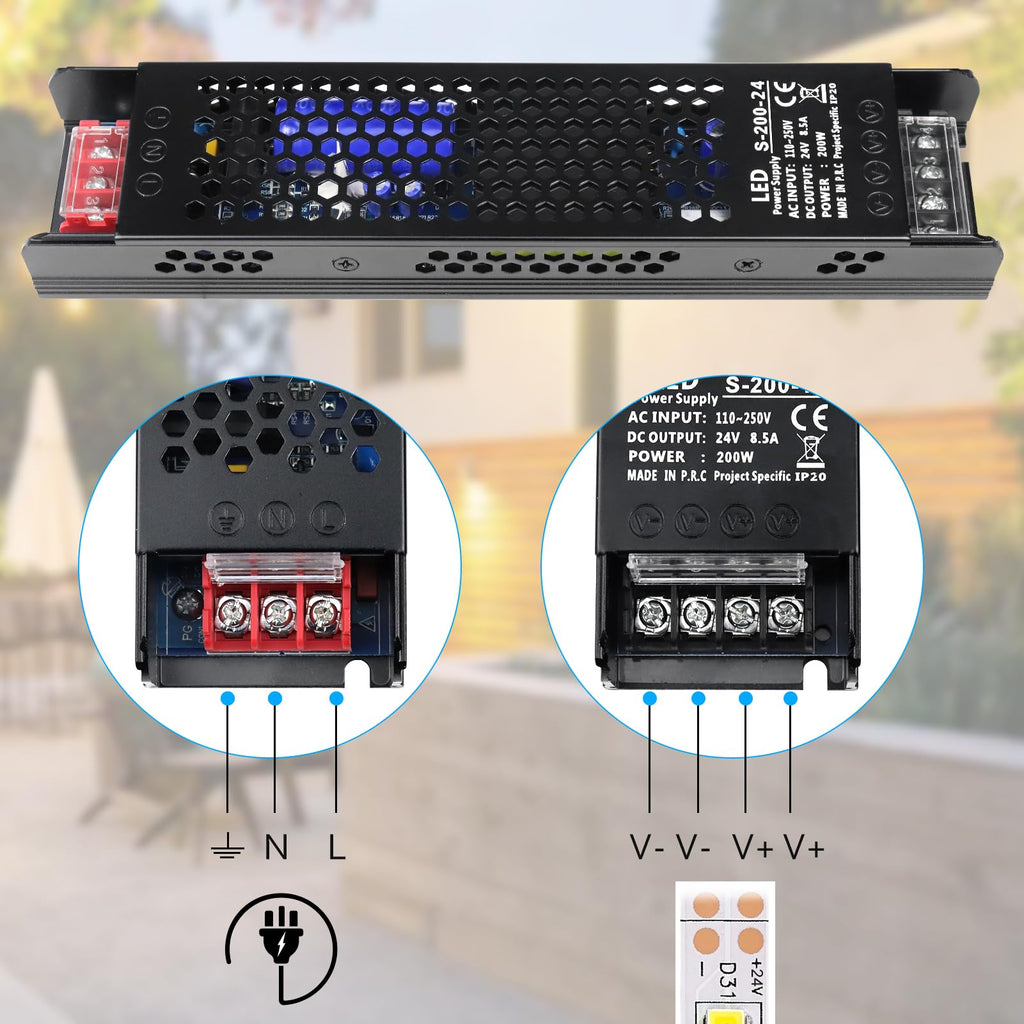 24V 200W LED Power Supply N92985