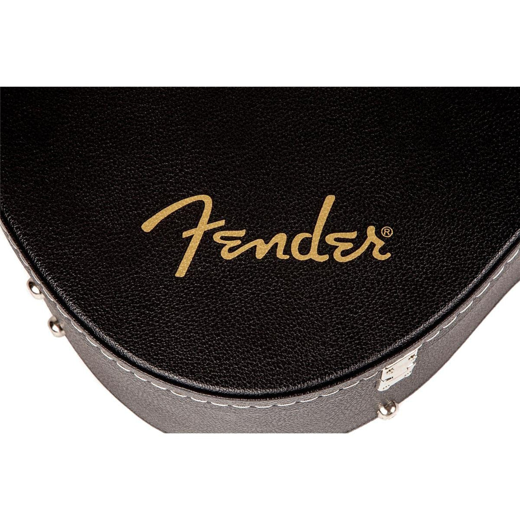 Black Flat-Top Dreadnought Acoustic Guitar Case with 1-inch Foam Padding H7762