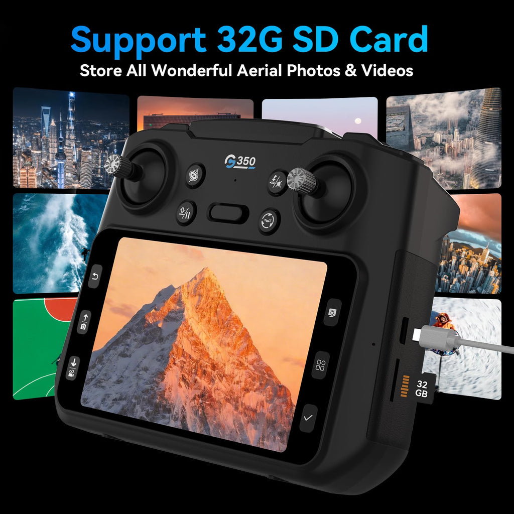 Drone with Camera 4.5" LCD Screen Foldable RC Quadcopter S431