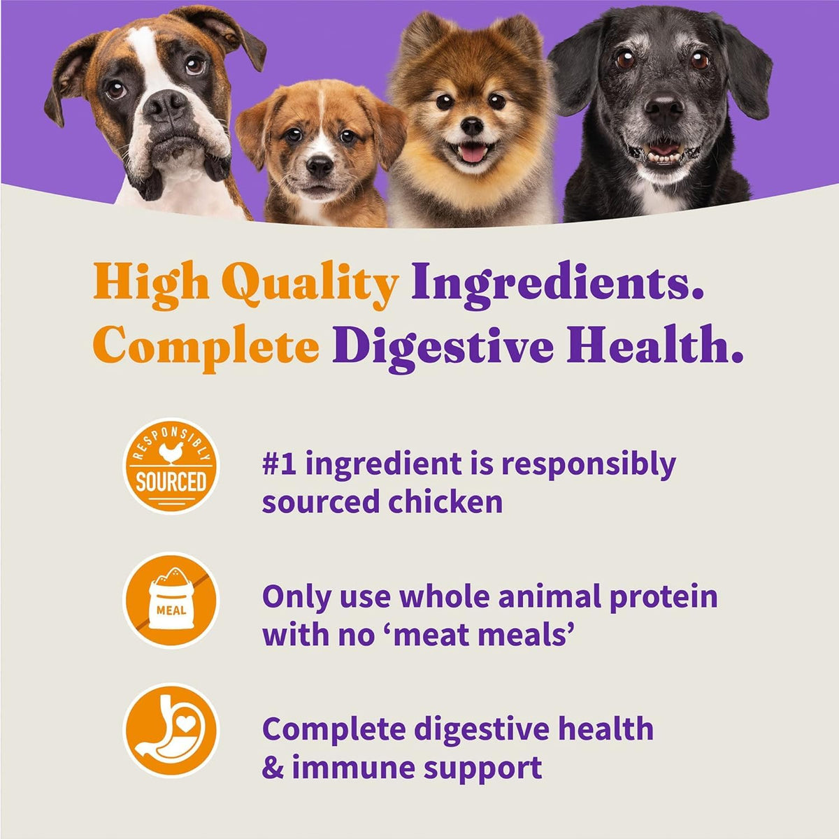 Small Breed Chicken & Brown Rice Dog Food 3.5 lb D661