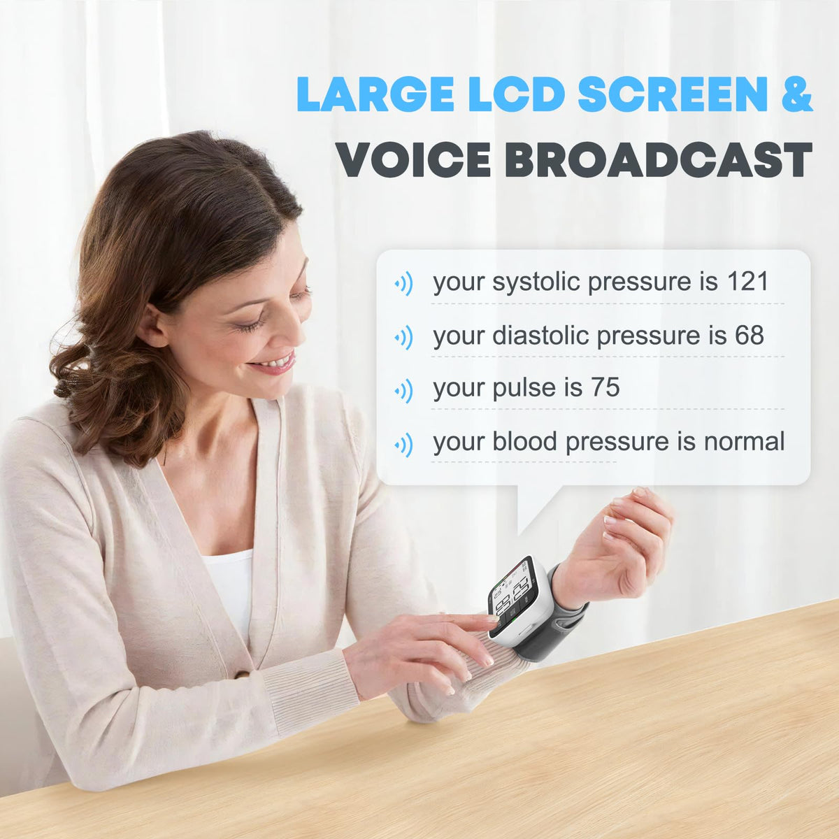 Wrist Blood Pressure Monitor O144