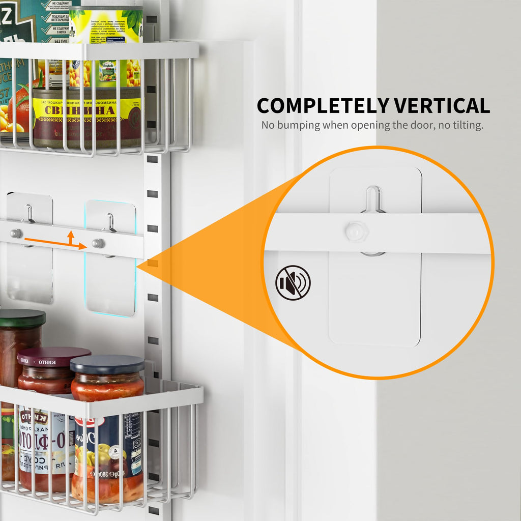 White 9-Tier Over The Door Pantry Organizer K162956