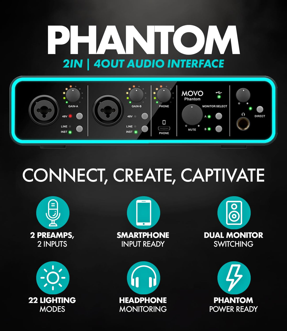 USB Audio Interface 2 XLR Dynamic Microphones 2 4K UHD Cameras Podcast Equipment Bundle A5555