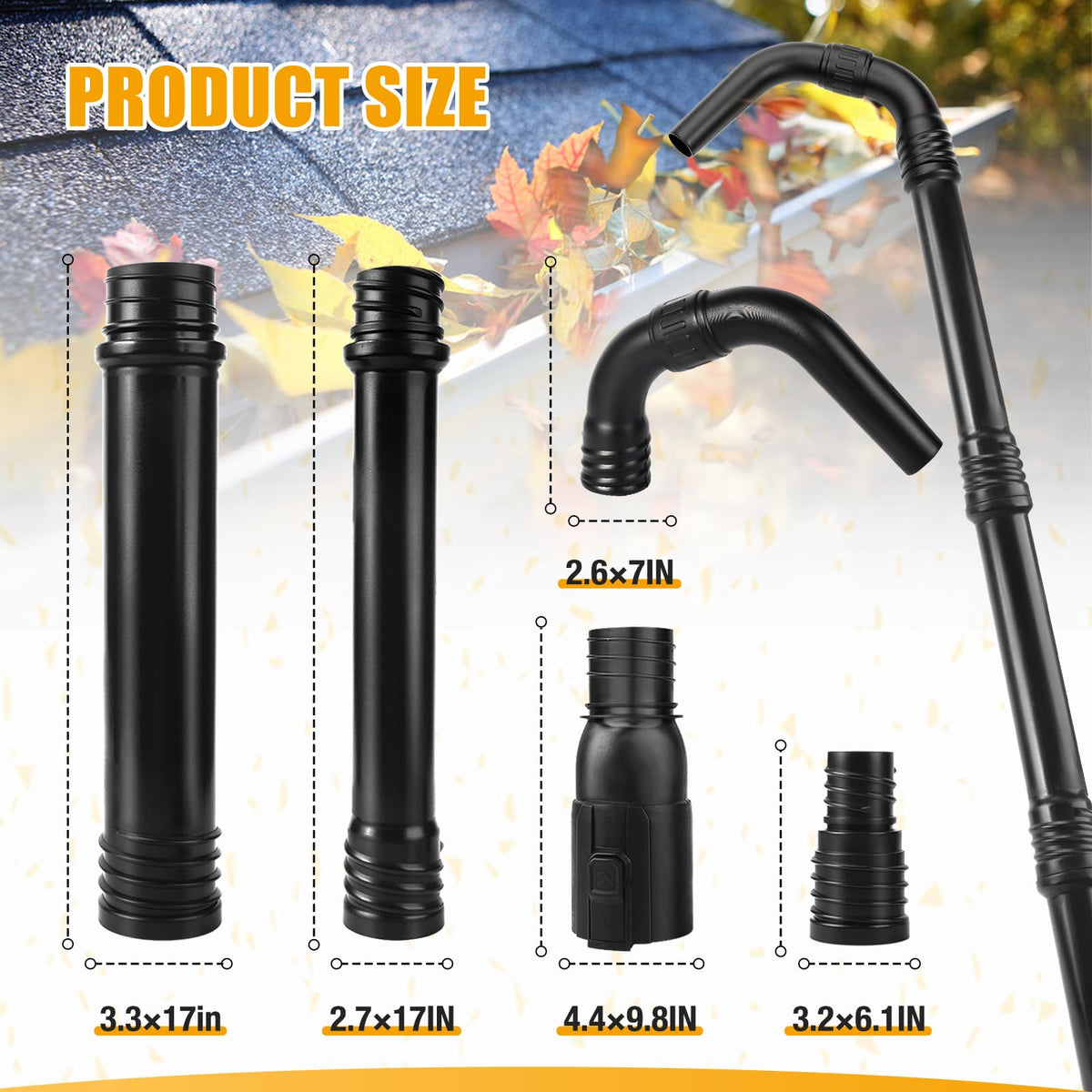 Gutter Cleaning Kit with 360° Adjustable Nozzle K69947