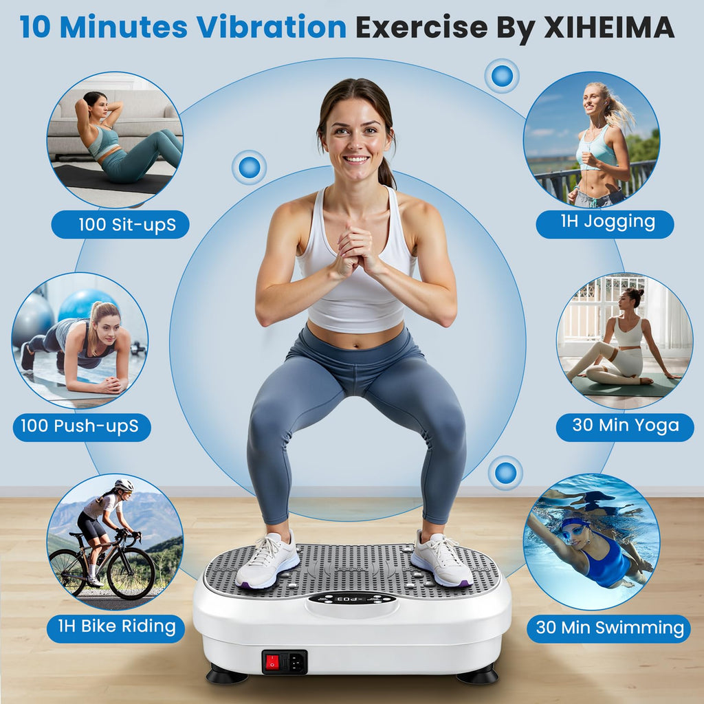 Vibration Plate Exercise Machine with 200 Levels S4693