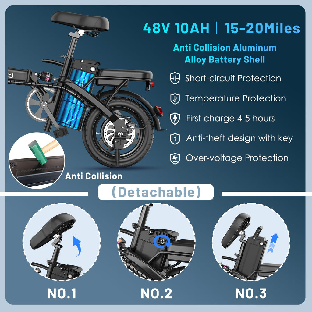 Folding Electric Bike 14" J453499