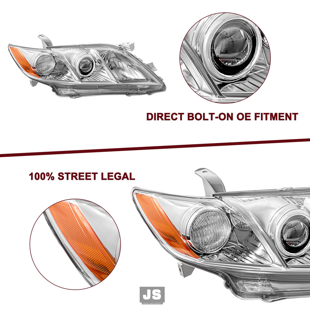 Headlight Compatible with 2007-2009 Toyota Camry Q854784